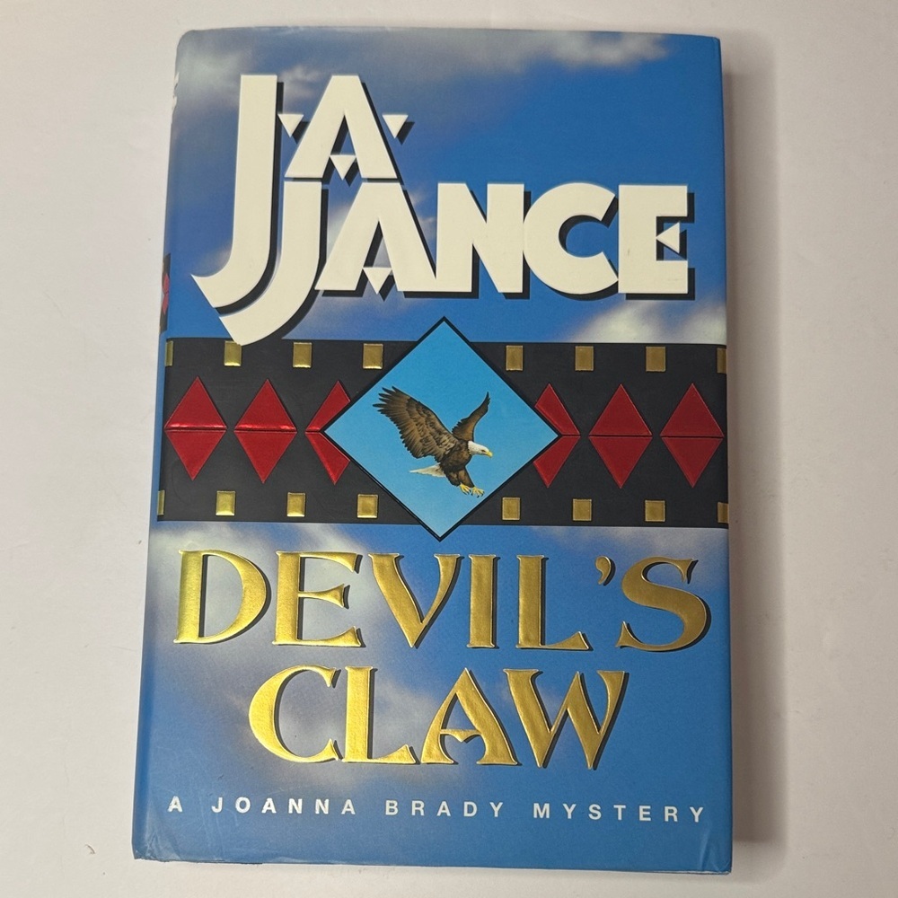 Devil's Claw by J. A. Jance Hardcover Mystery Novel, Book, 2000